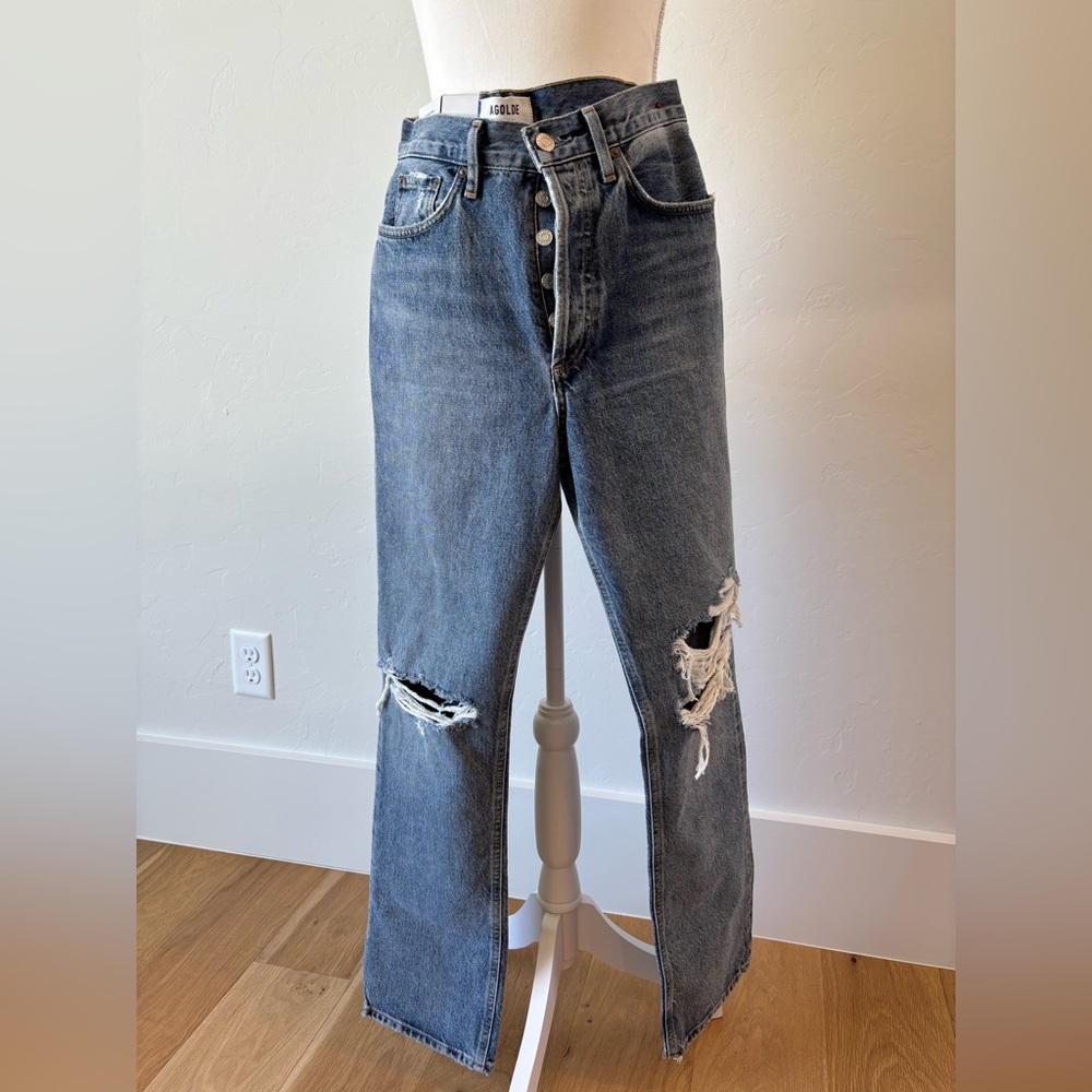 Agolde Light Blue Vintage Straight Jeans